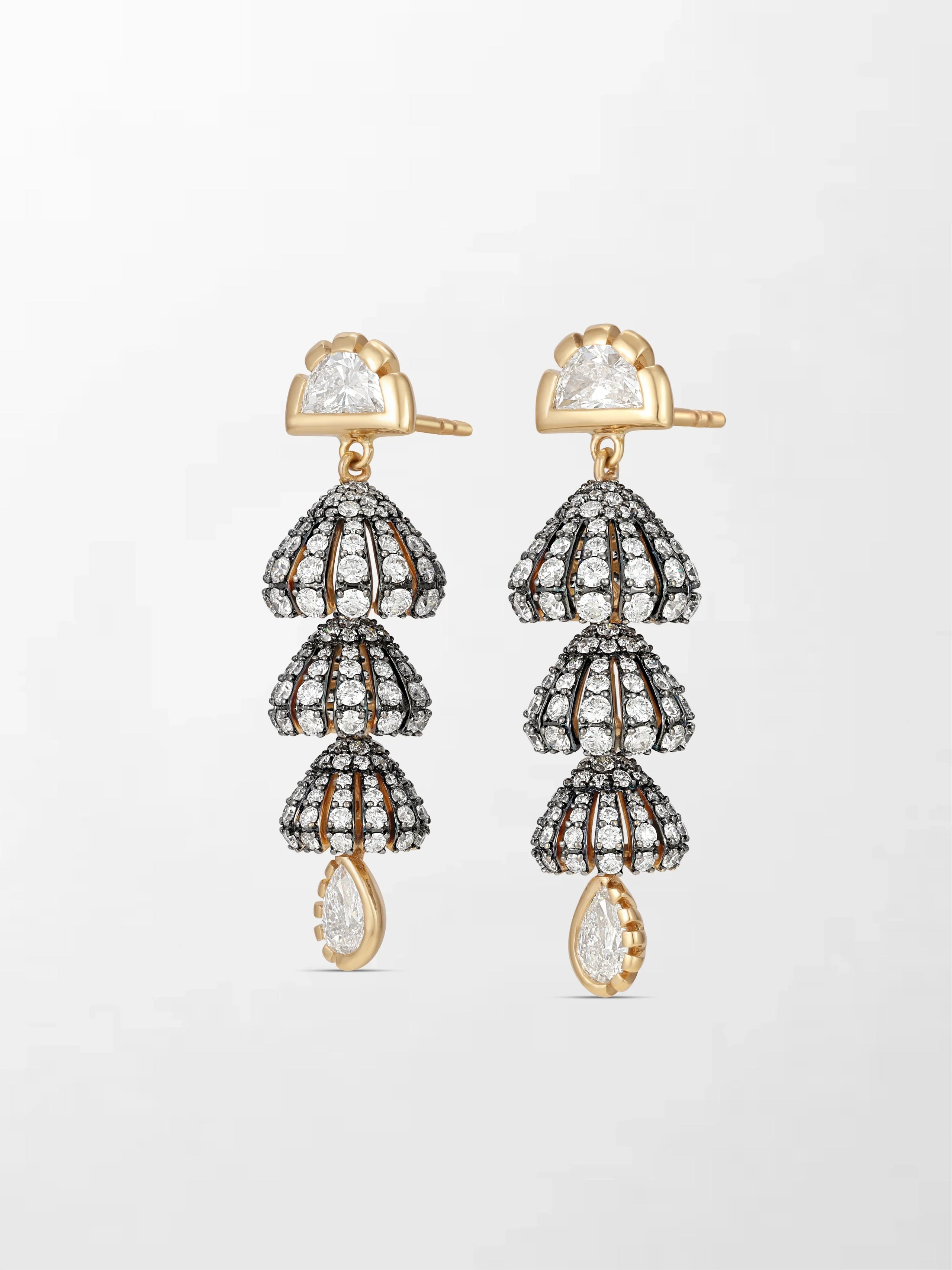 Three Tiered Jhumka