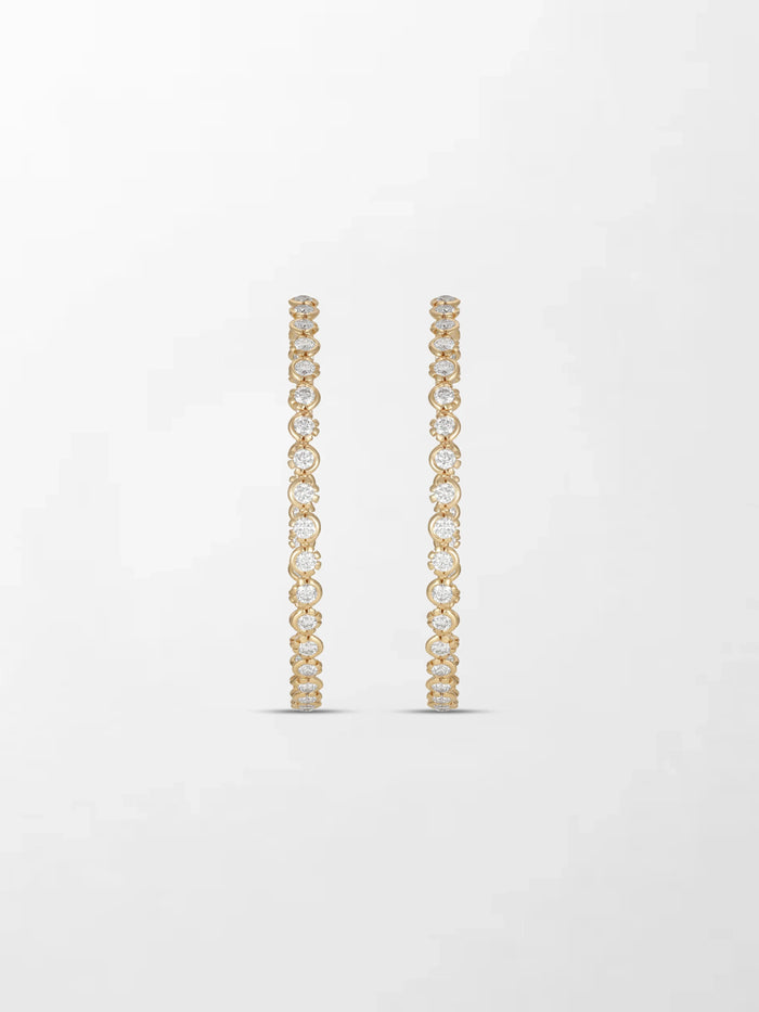 2 inch Split Bezel Double Hoop