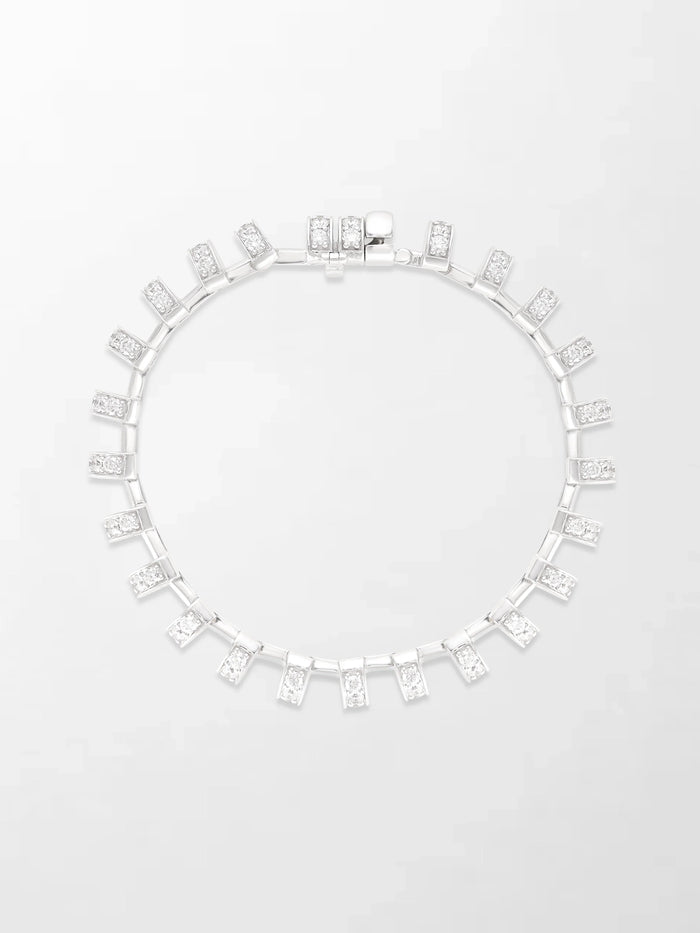 Snow Rondelle Bracelet