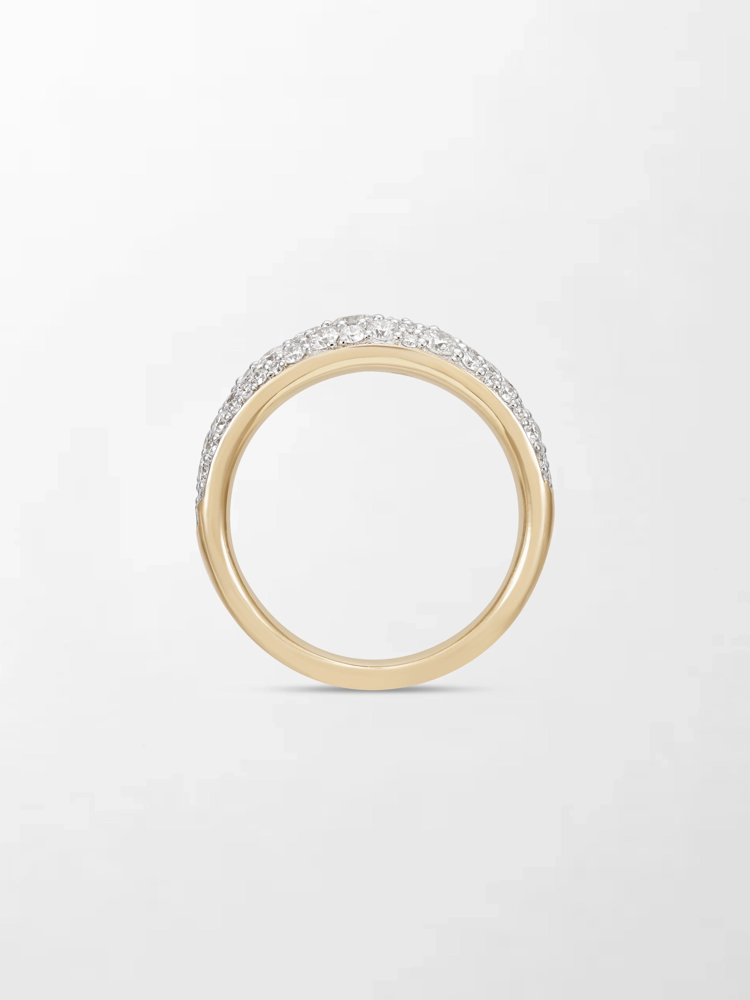 Sleek Pave Diamond Band
