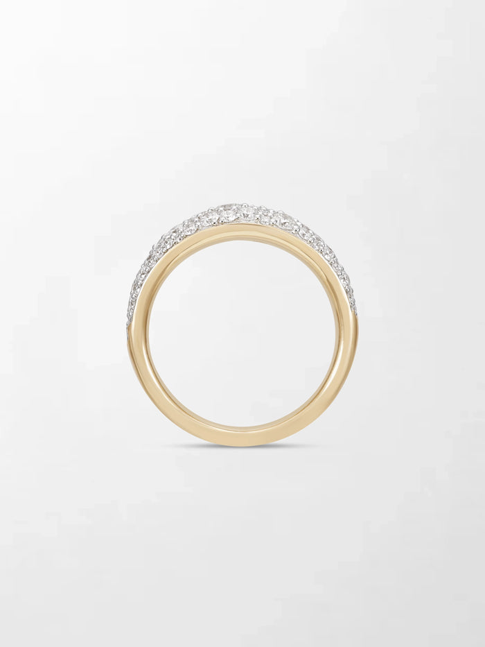Sleek Pave Diamond Band