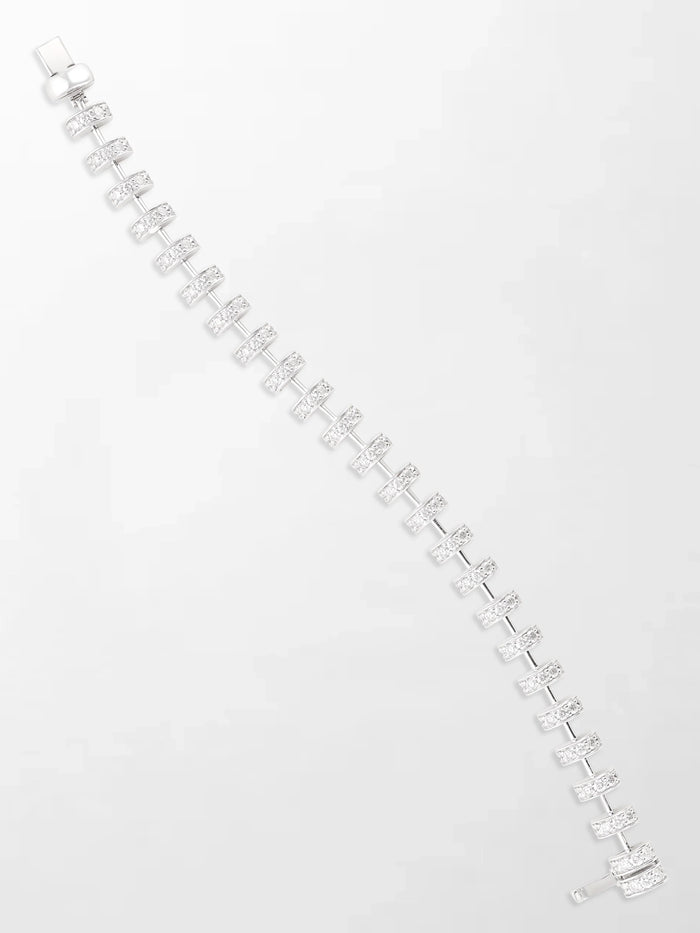 Snow Rondelle Bracelet