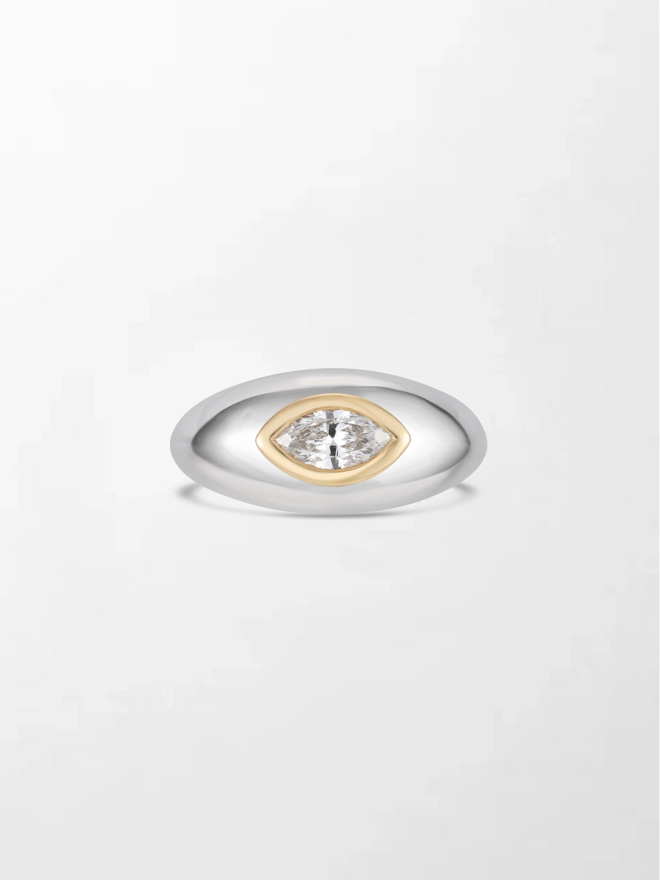 Marquise Duo-Tone Ring