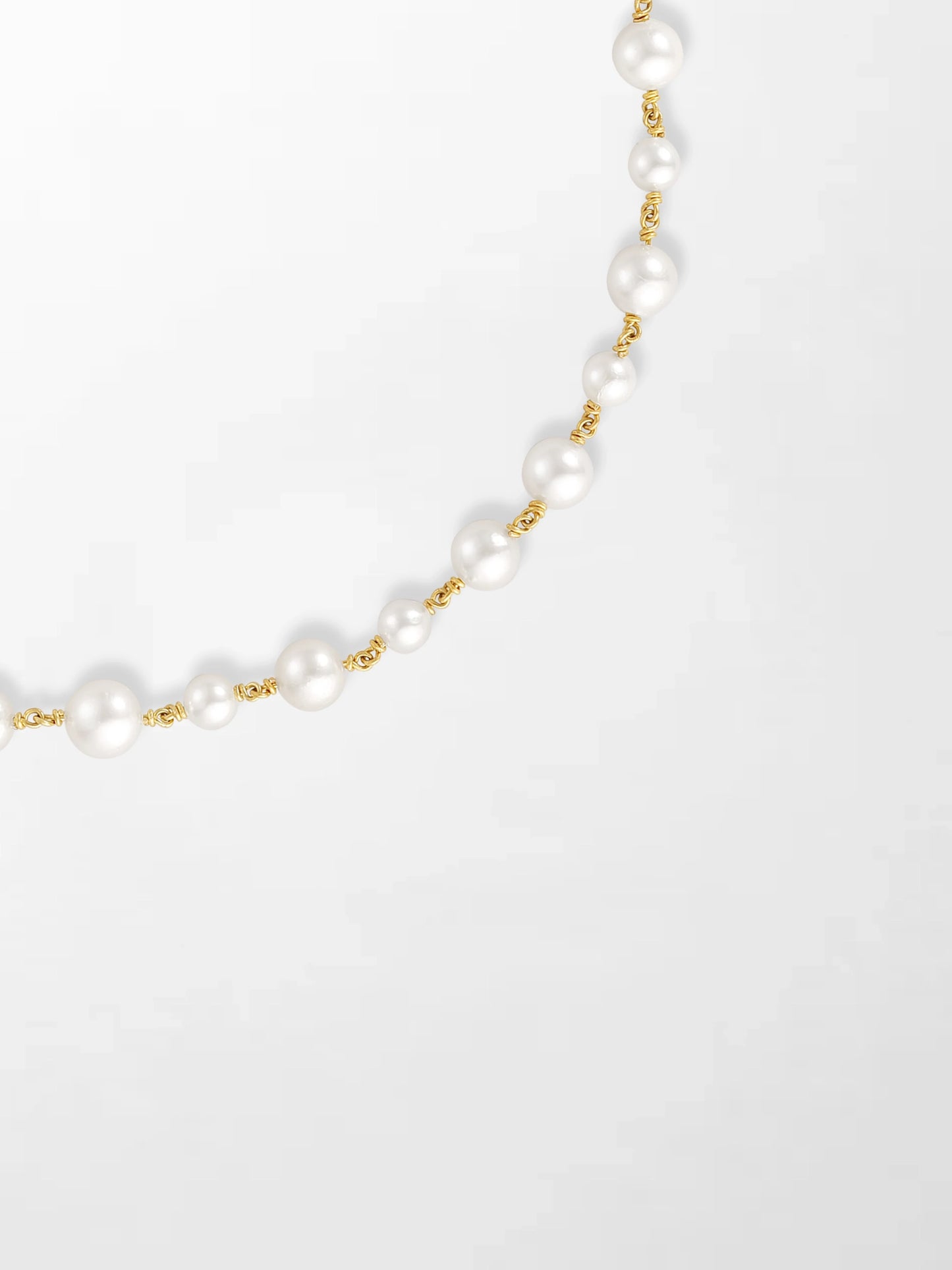Akoya Pearl Flick-Tie Necklace