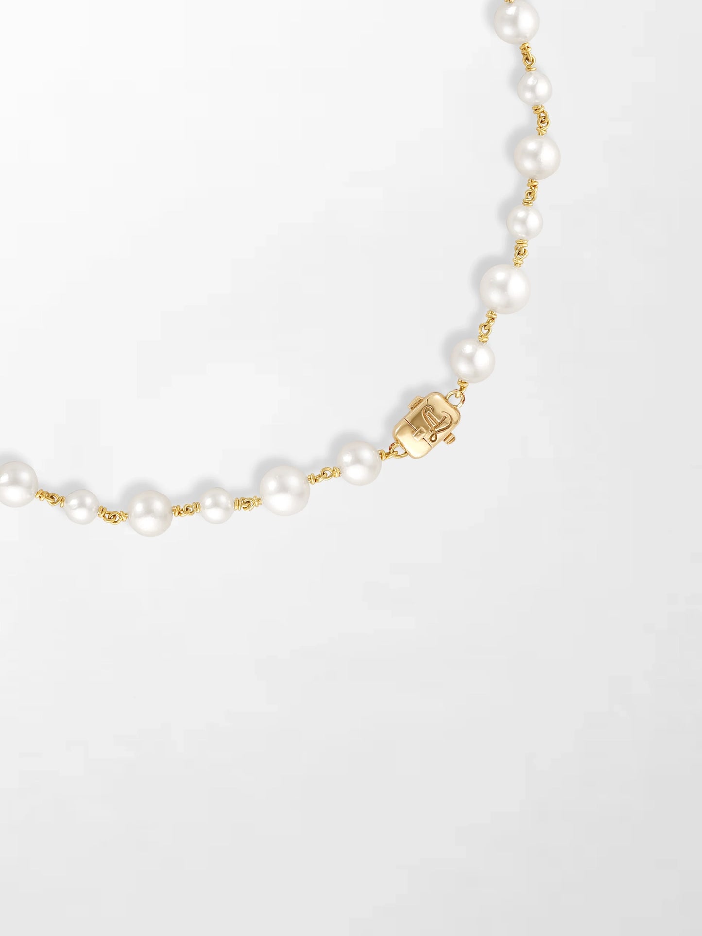 Akoya Pearl Flick-Tie Necklace