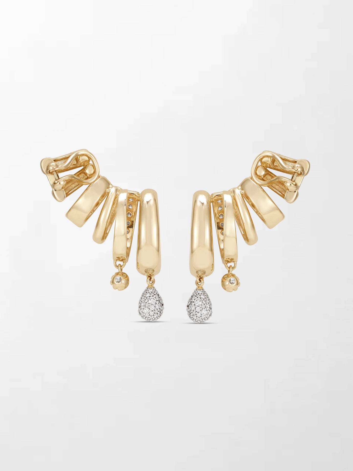 Drop Claw Climber Earring