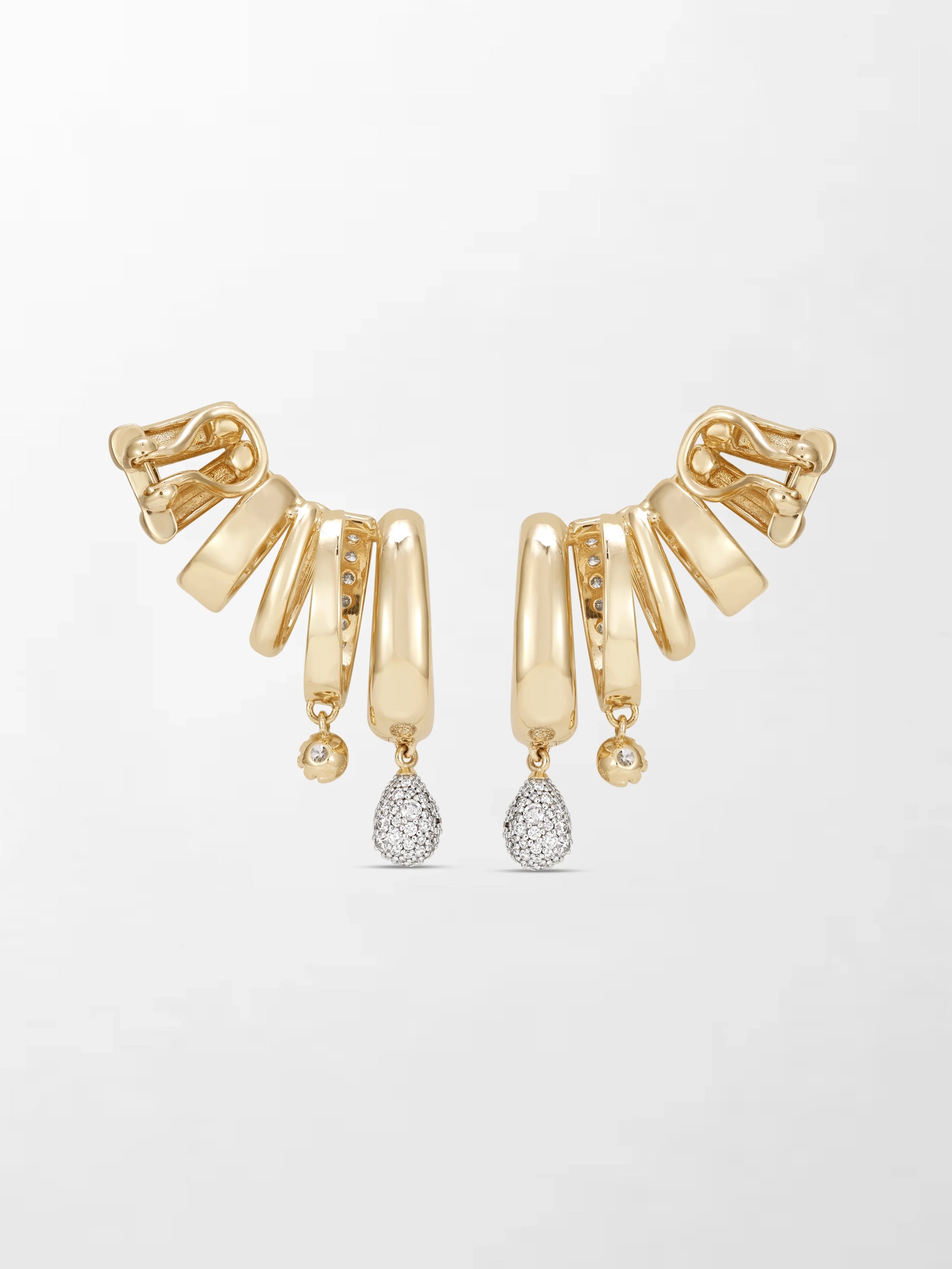 Drop Claw Climber Earring