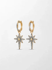 Victorian Star Drop Earrings