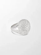 Snow Cupped Dome Ring