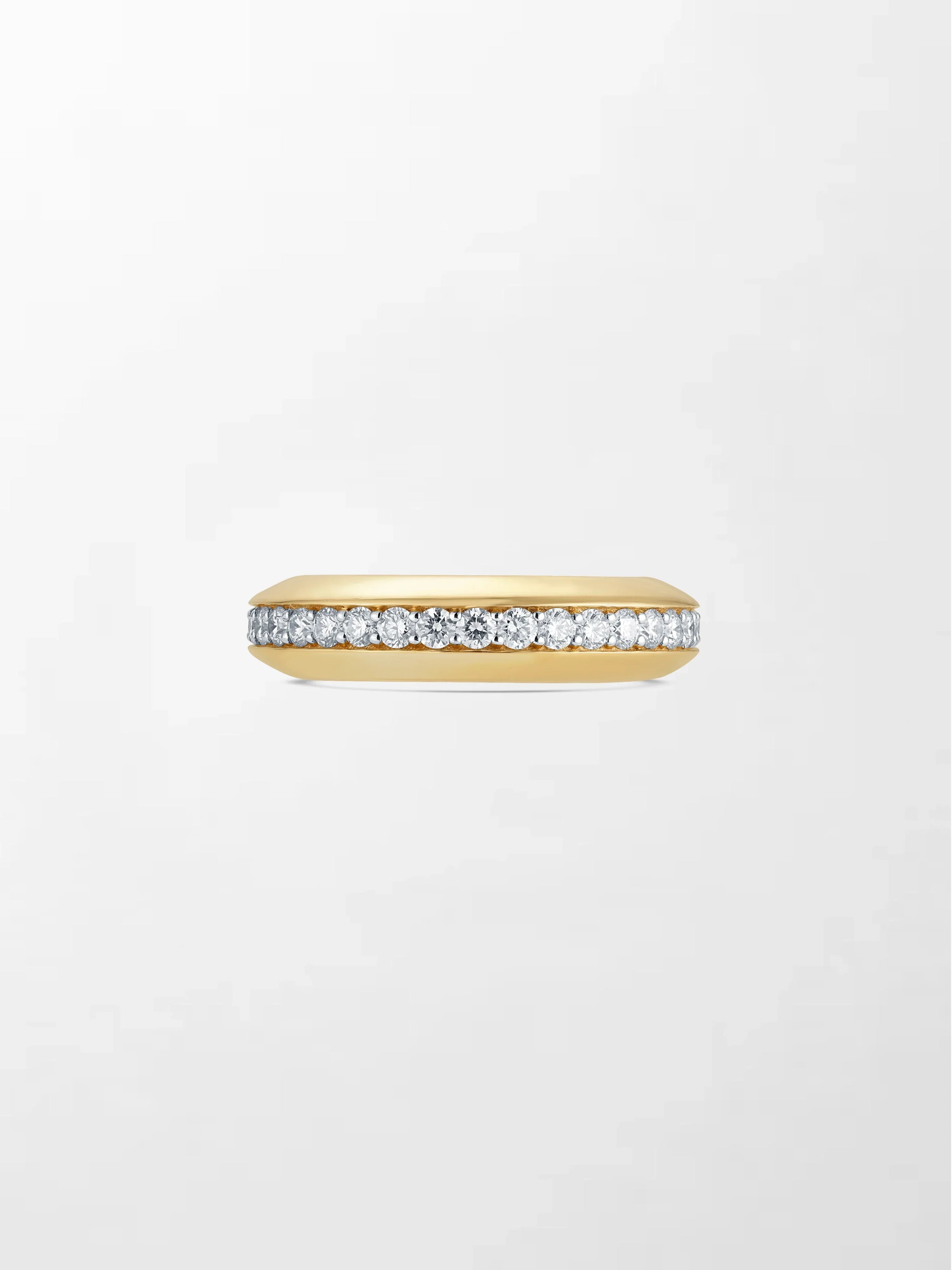 Regular Sphere Diamond Band