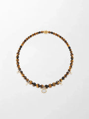 Tiger’s Eye Charm Necklace