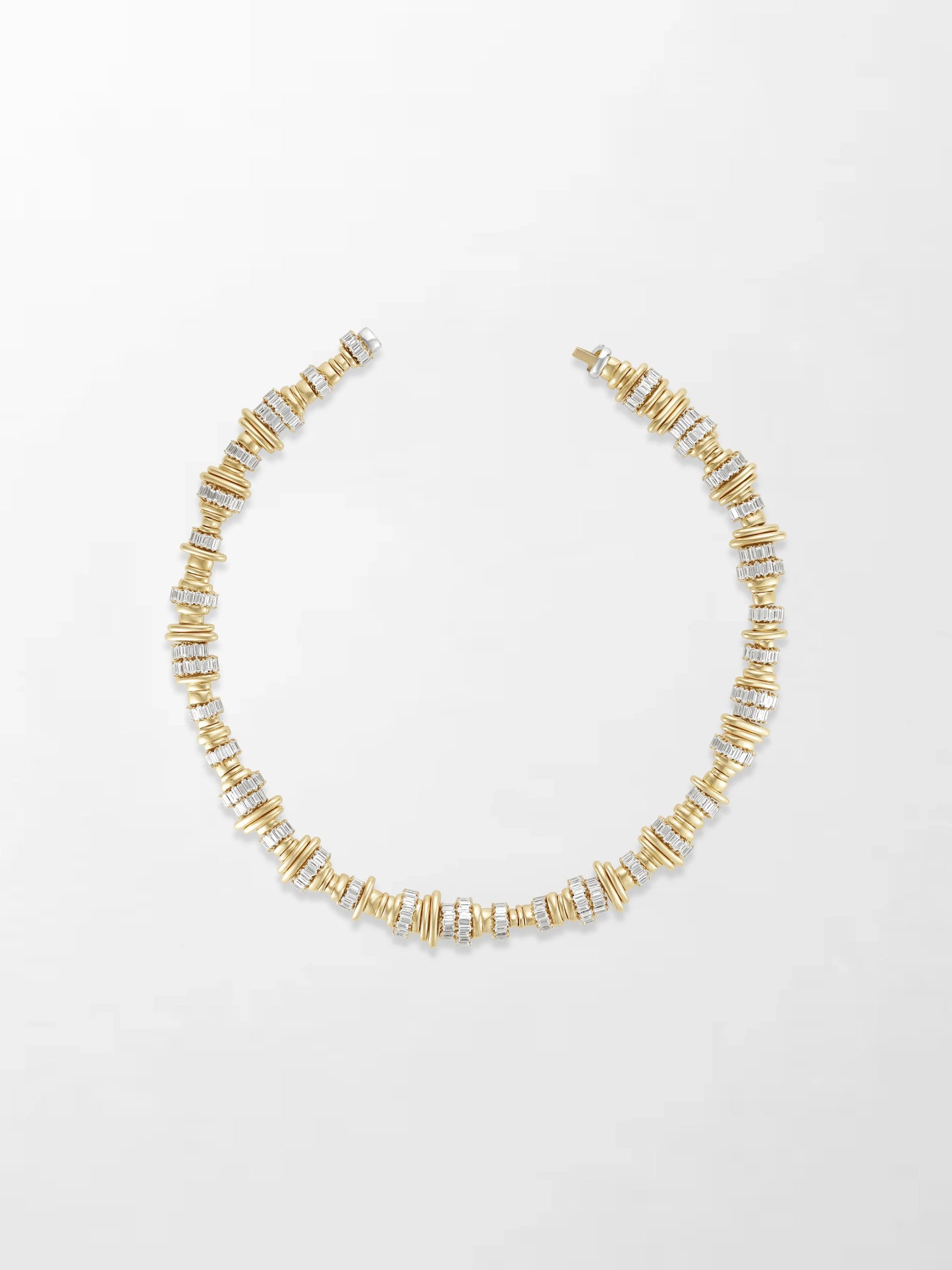 Rondelle Baguette Necklace