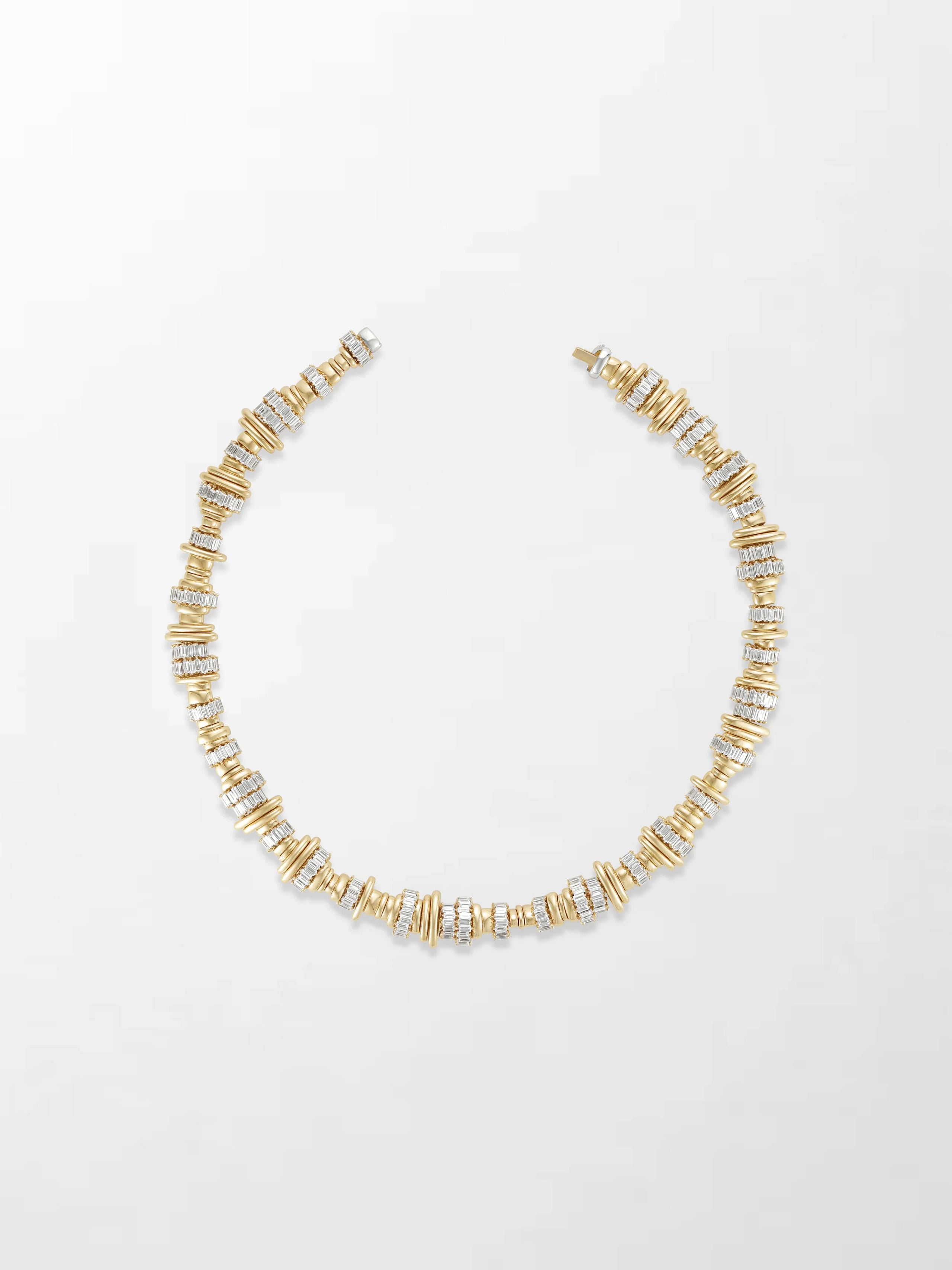 Rondelle Baguette Necklace