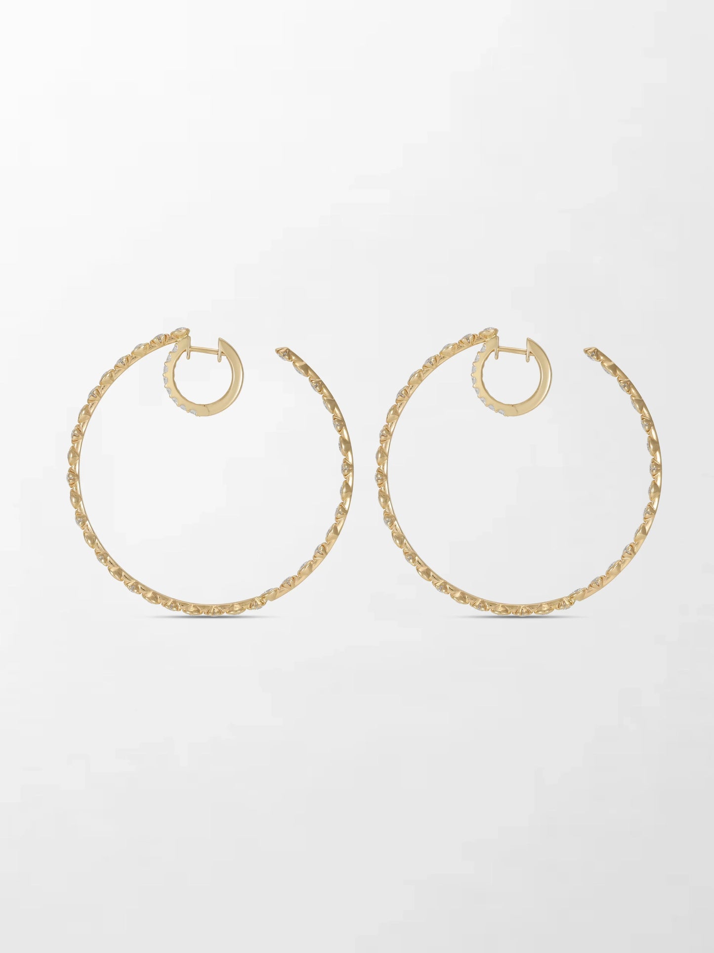 2 inch Split Bezel Double Hoop