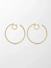 2 inch Split Bezel Double Hoop