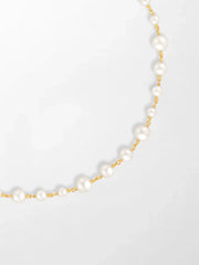 Akoya Pearl Necklace with Split Bezel Heartlight Pendant