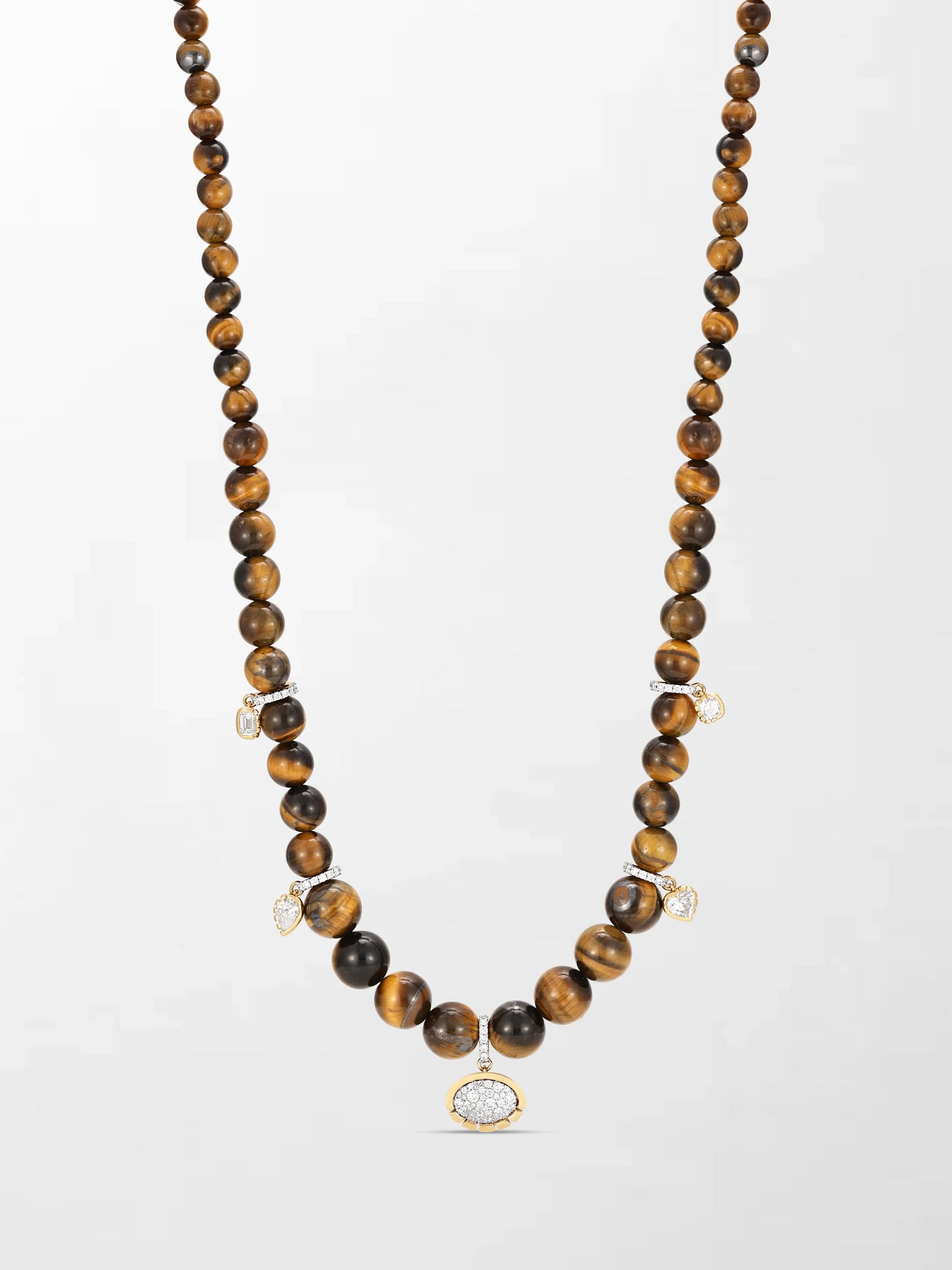 Tiger’s Eye Charm Necklace