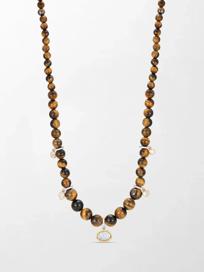 Tiger’s Eye Charm Necklace
