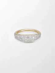Sleek Pave Diamond Band