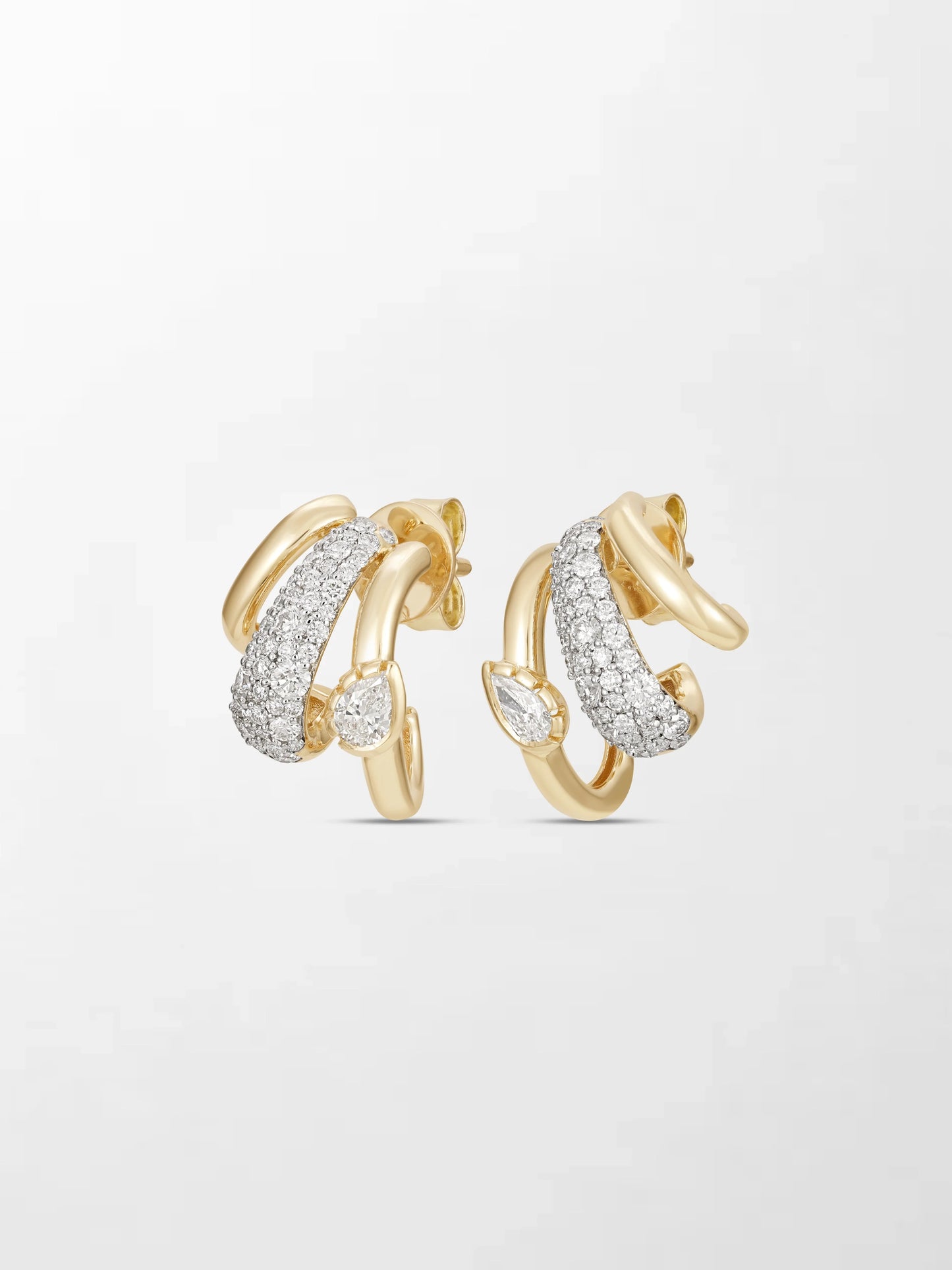 Pear Claw Earring