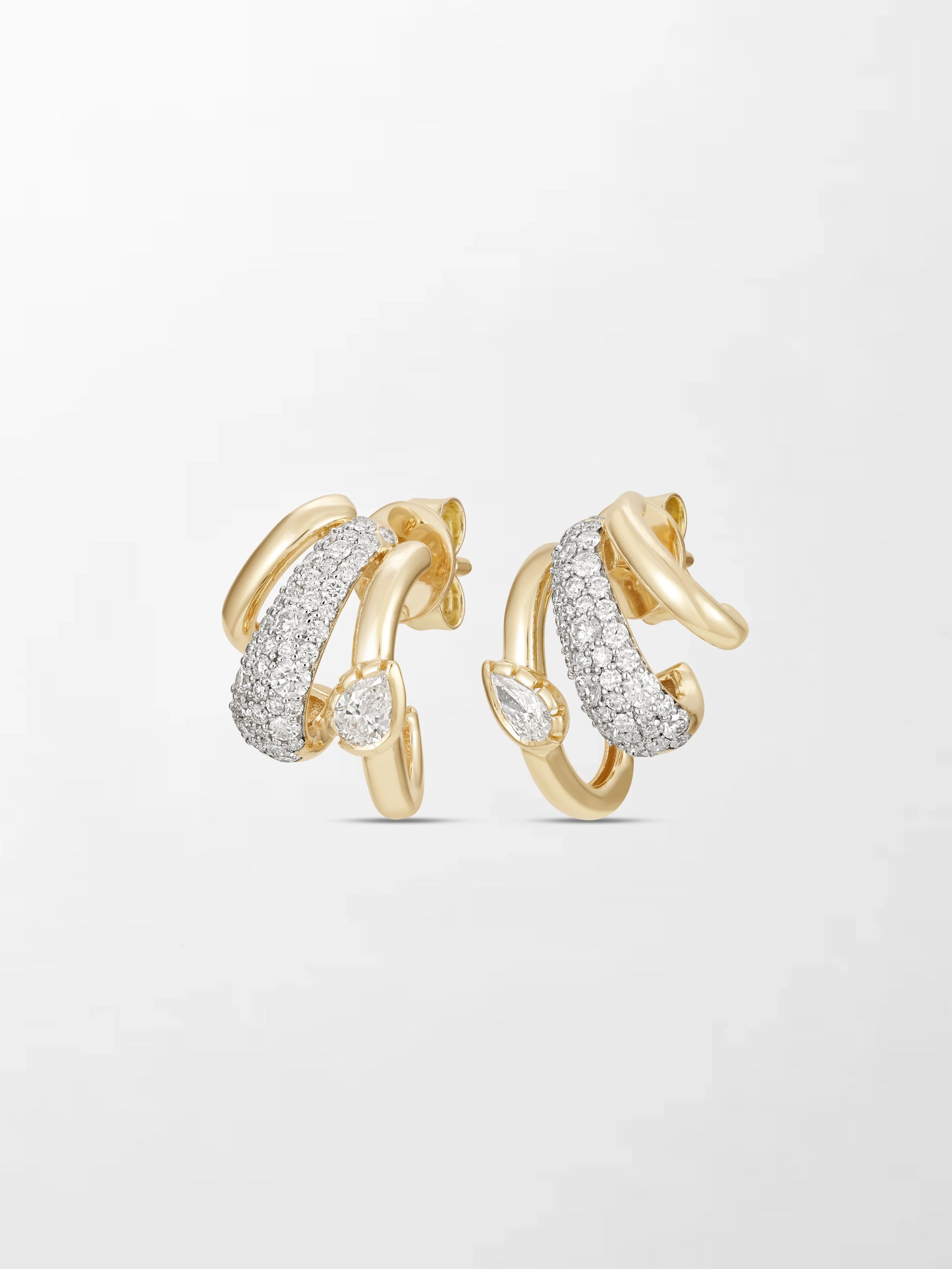 Pear Claw Earring