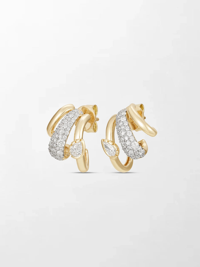 Pear Claw Earring