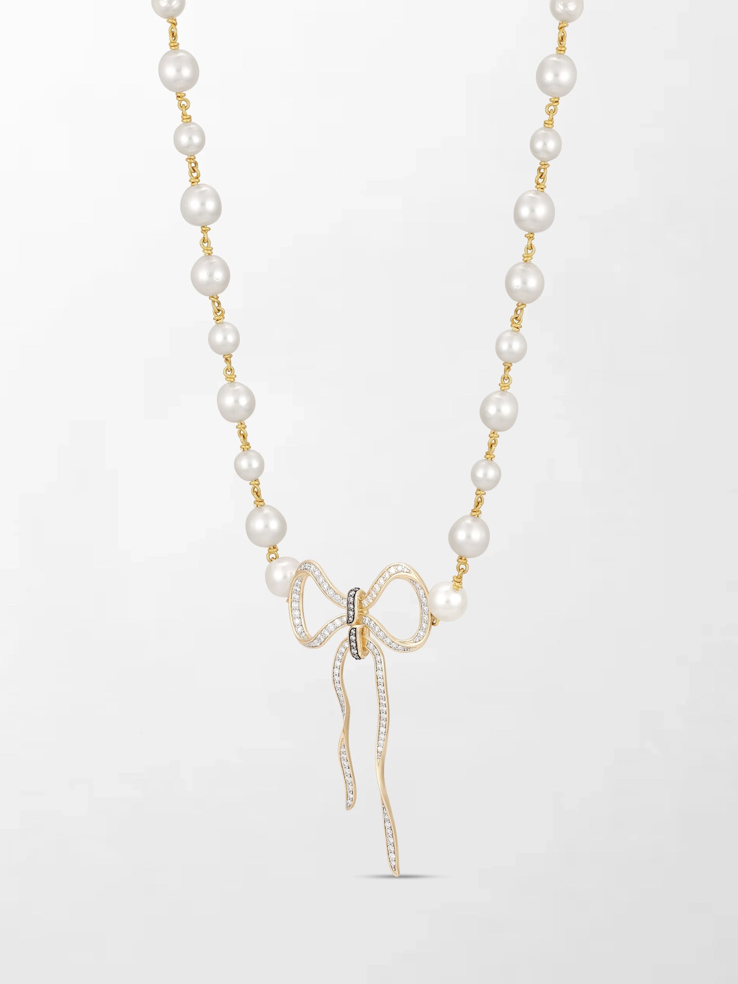 Akoya Pearl Flick-Tie Necklace