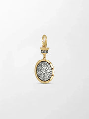 Split Bezel Midnight Pendant