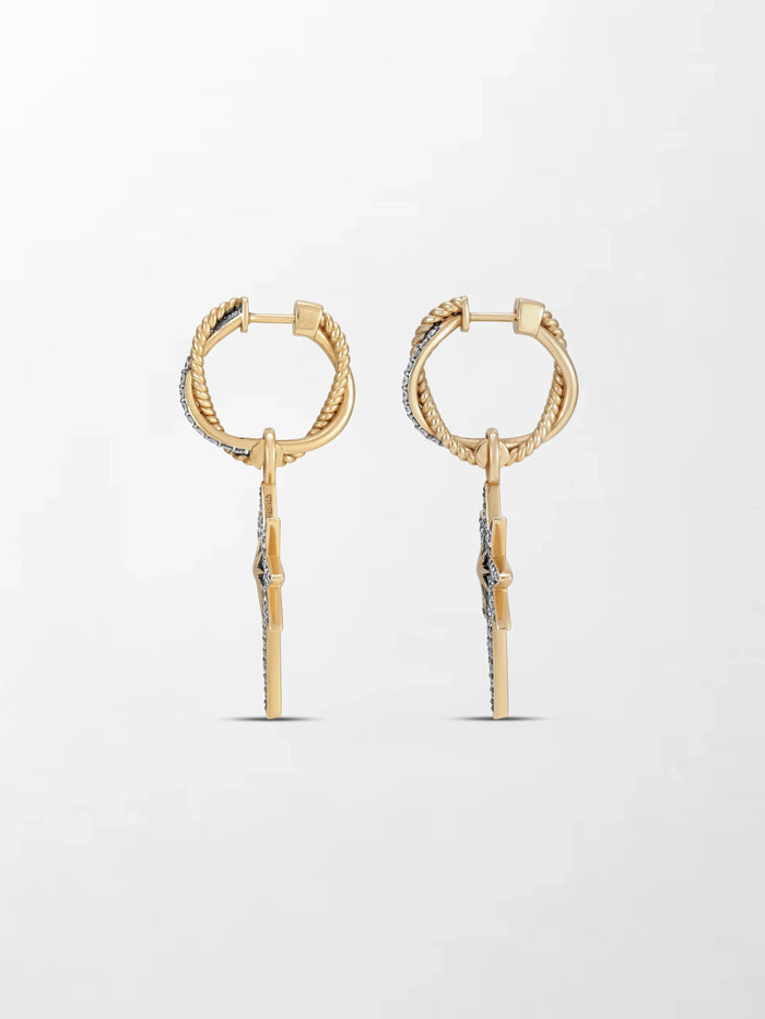 Victorian Star Drop Earrings
