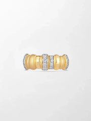 Grooved Gold Band