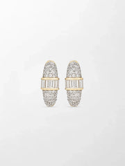 Baby Pavé Baguette hoops