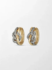Heart Knot Hoops