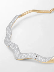 Wave Diamond Necklace