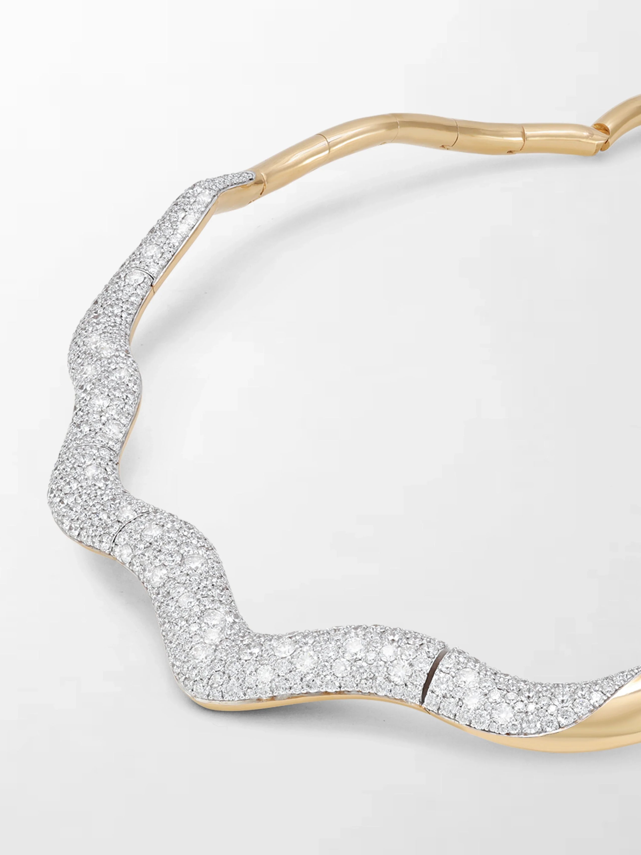 Wave Diamond Necklace