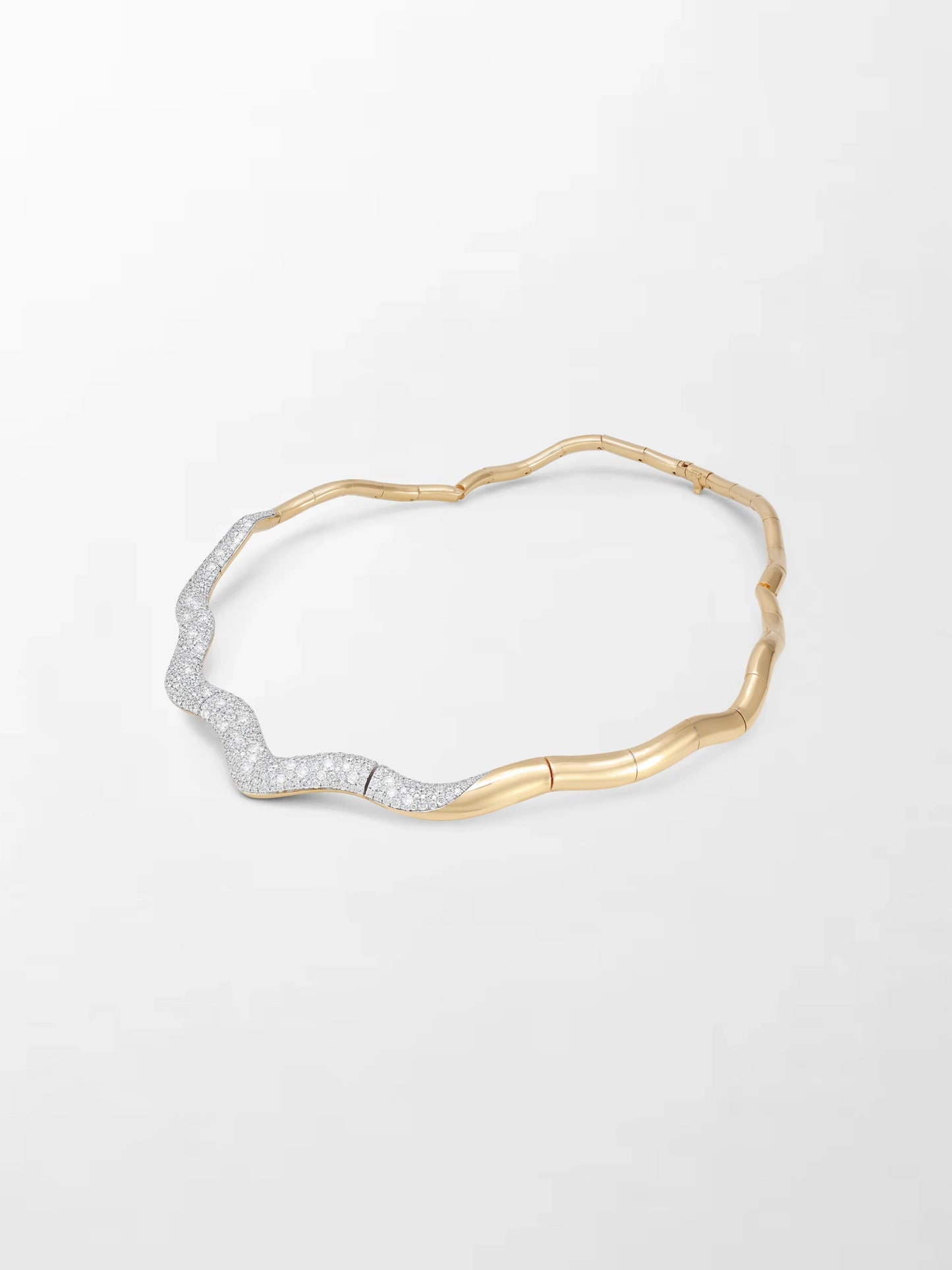 Wave Diamond Necklace