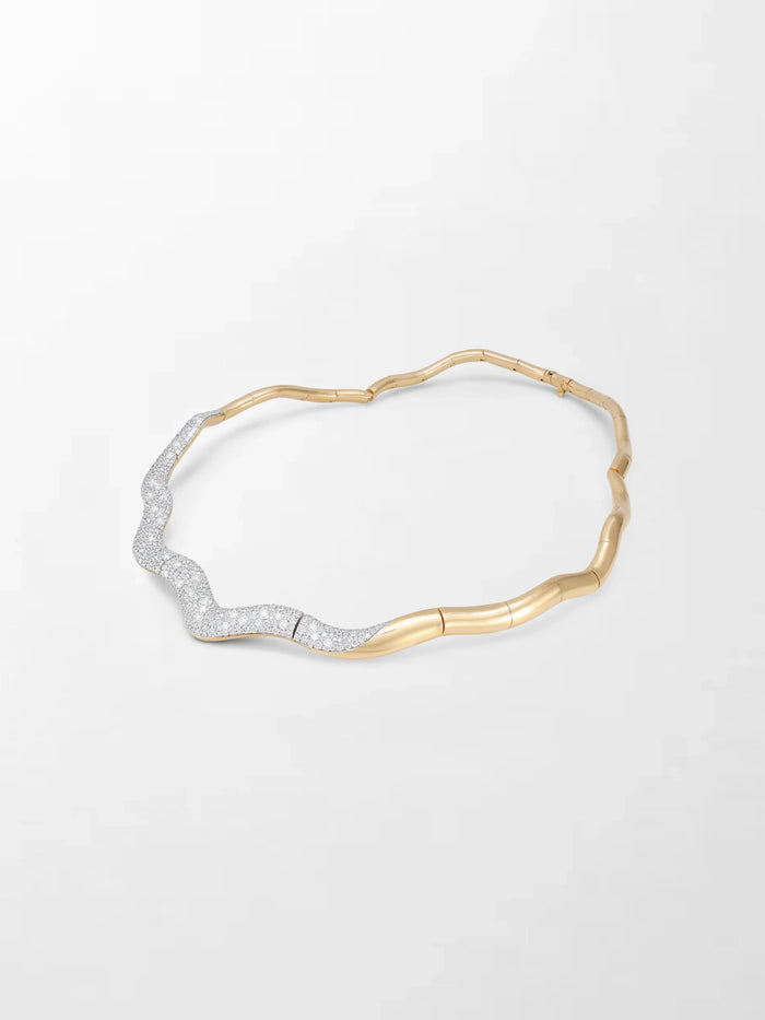 Wave Diamond Necklace