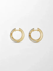Edge Diamond Flick Earrings
