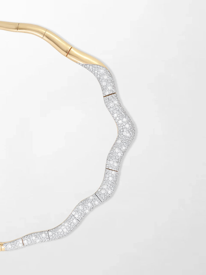 Wave Diamond Necklace