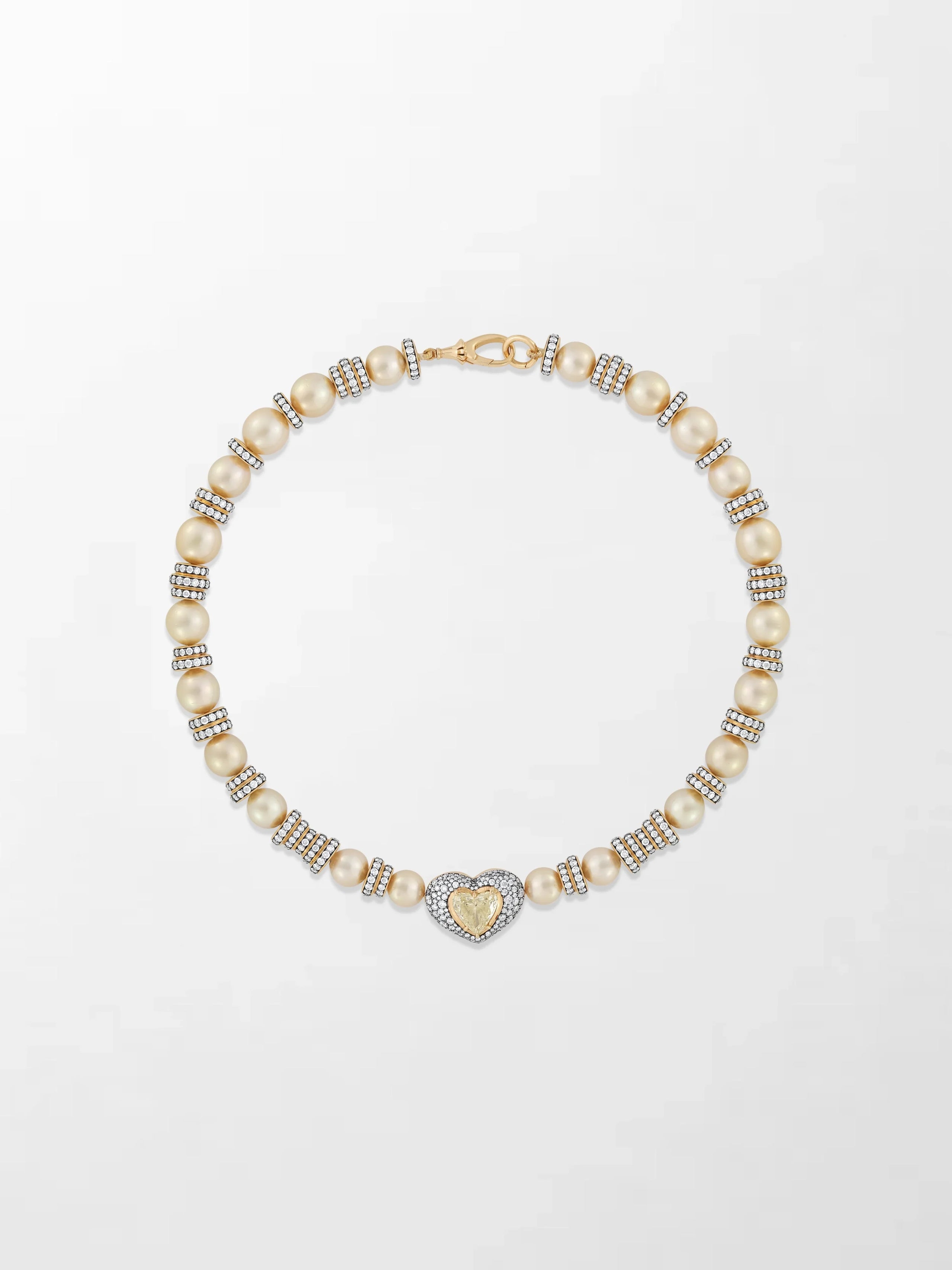 Icon Pearl and Diamond necklace