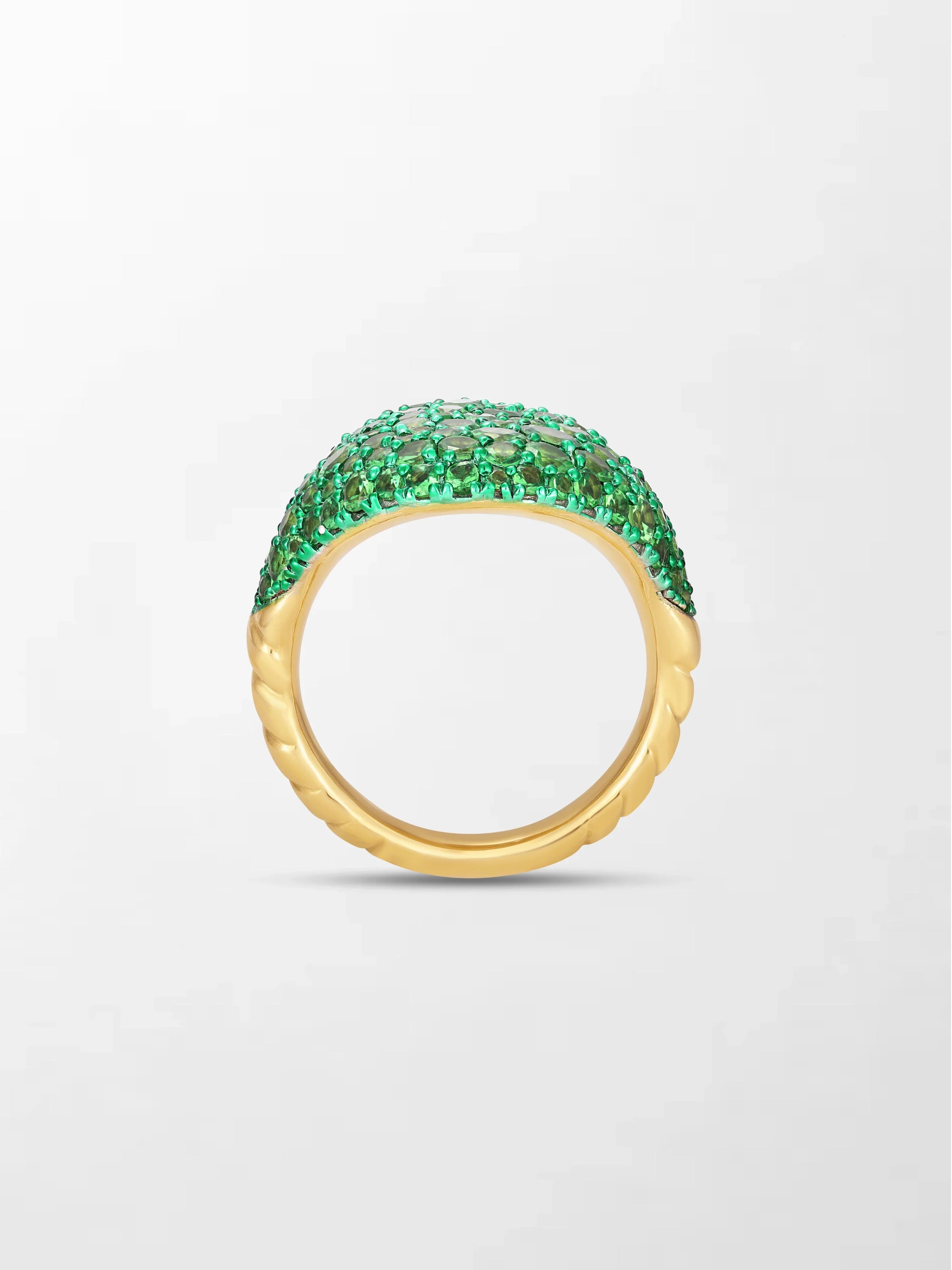 Tsavorite Plush Ring