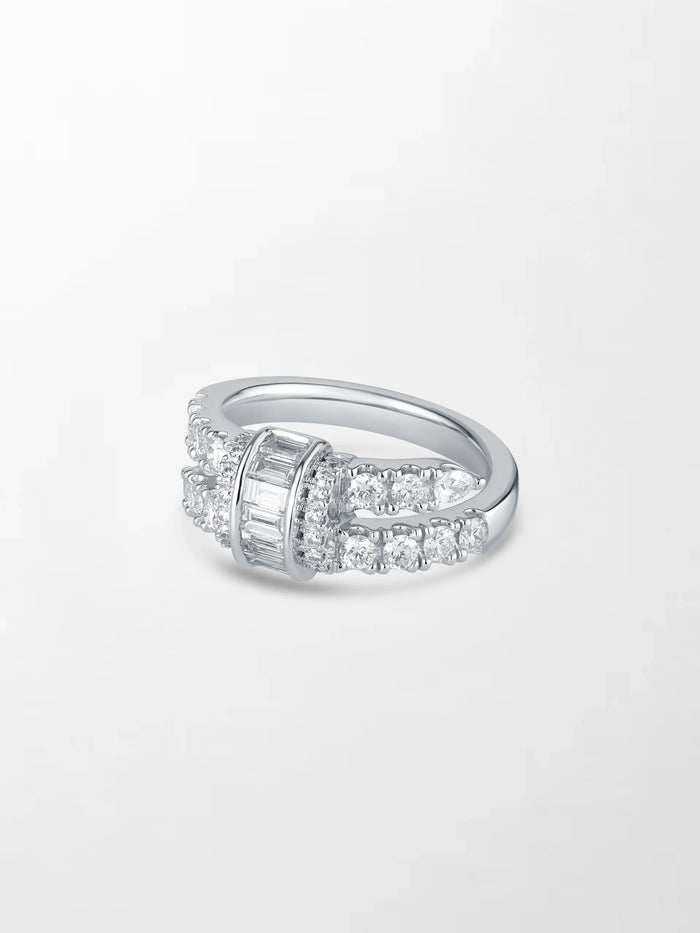 Baguette Clasp Ring