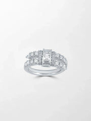 Baguette Clasp Ring