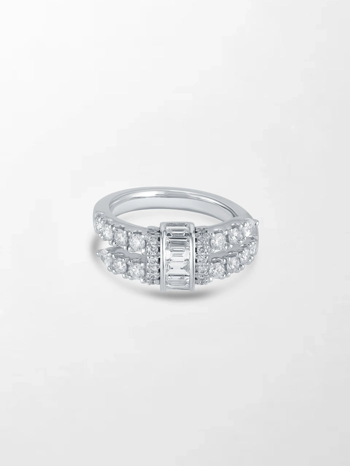 Baguette Clasp Ring