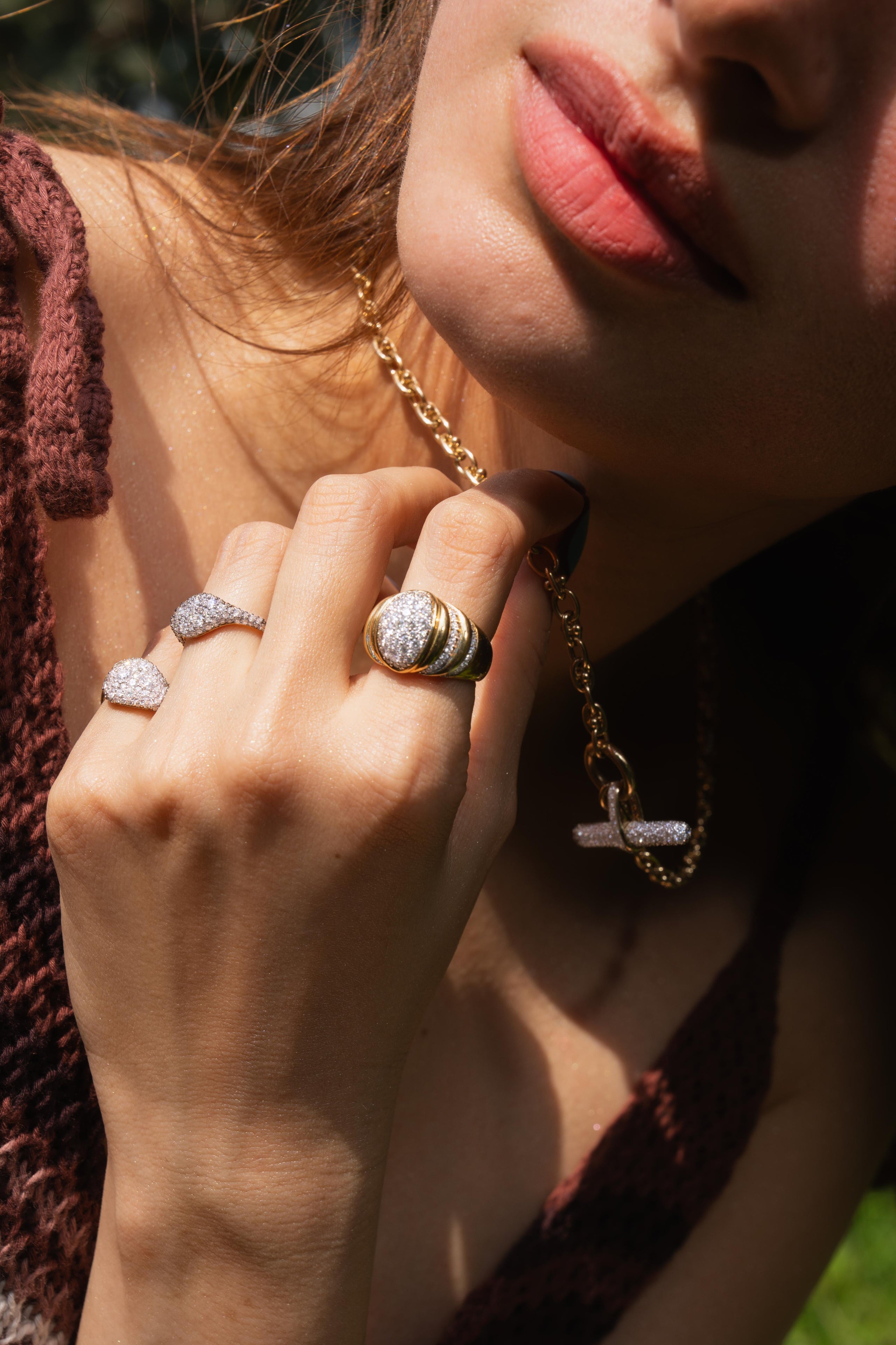 Dome Pave Ring