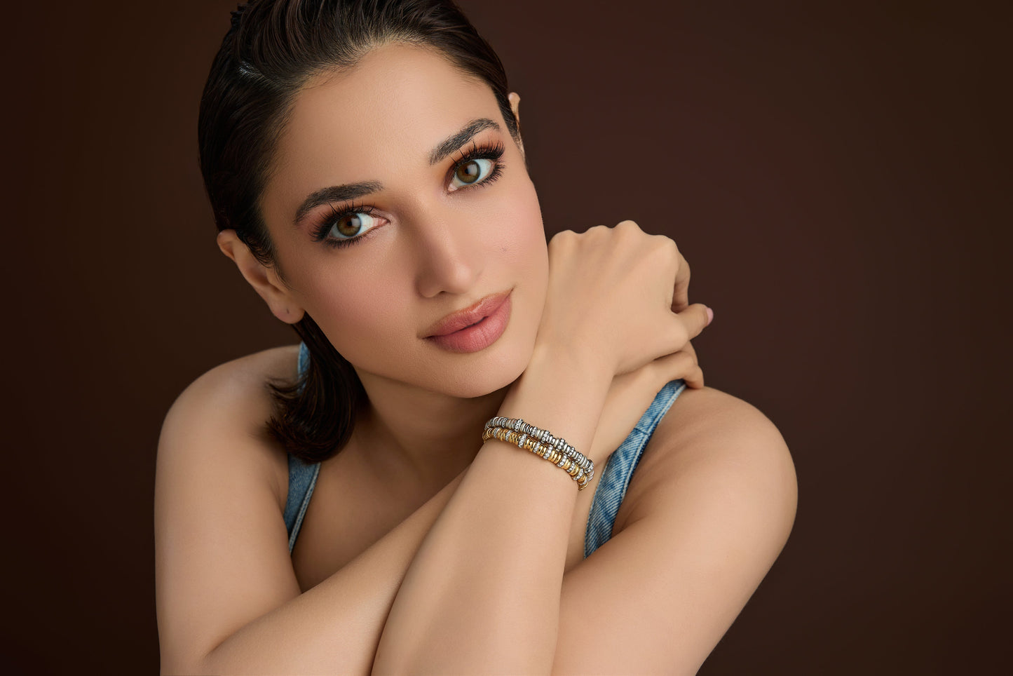 Gold Rondelle Bracelet