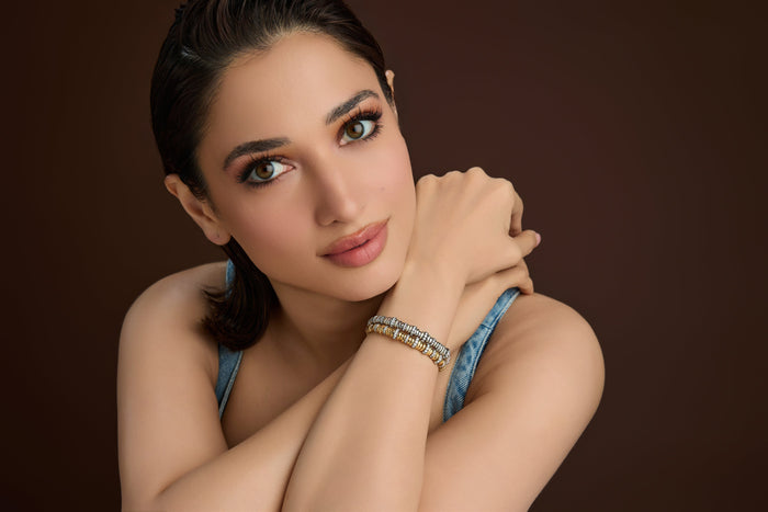 Gold Rondelle Bracelet